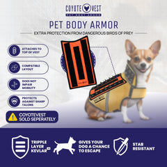 Fijación Velcro rápida para HawkShield en CoyoteVest.