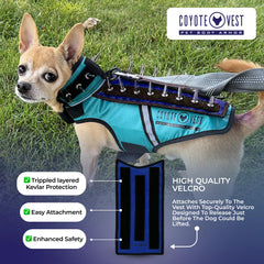 CoyoteVest HawkShield disponible en colores fluorescentes para mayor visibilidad.