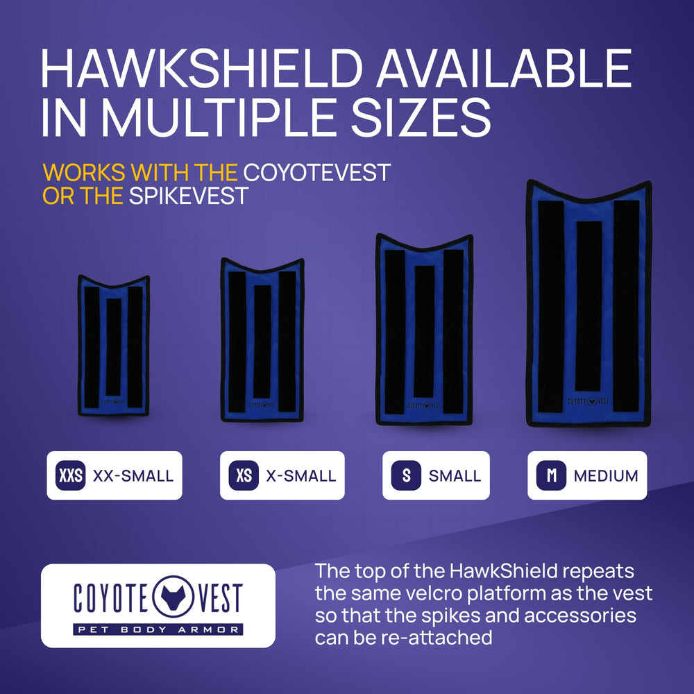 CoyoteVest HawkShield no está disponible para perros grandes.