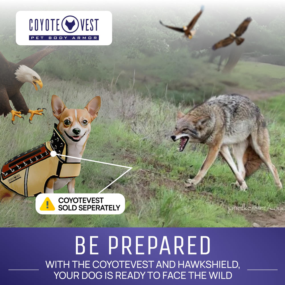 CoyoteVest HawkShield uso exterior: caminatas, acampada y paseos.