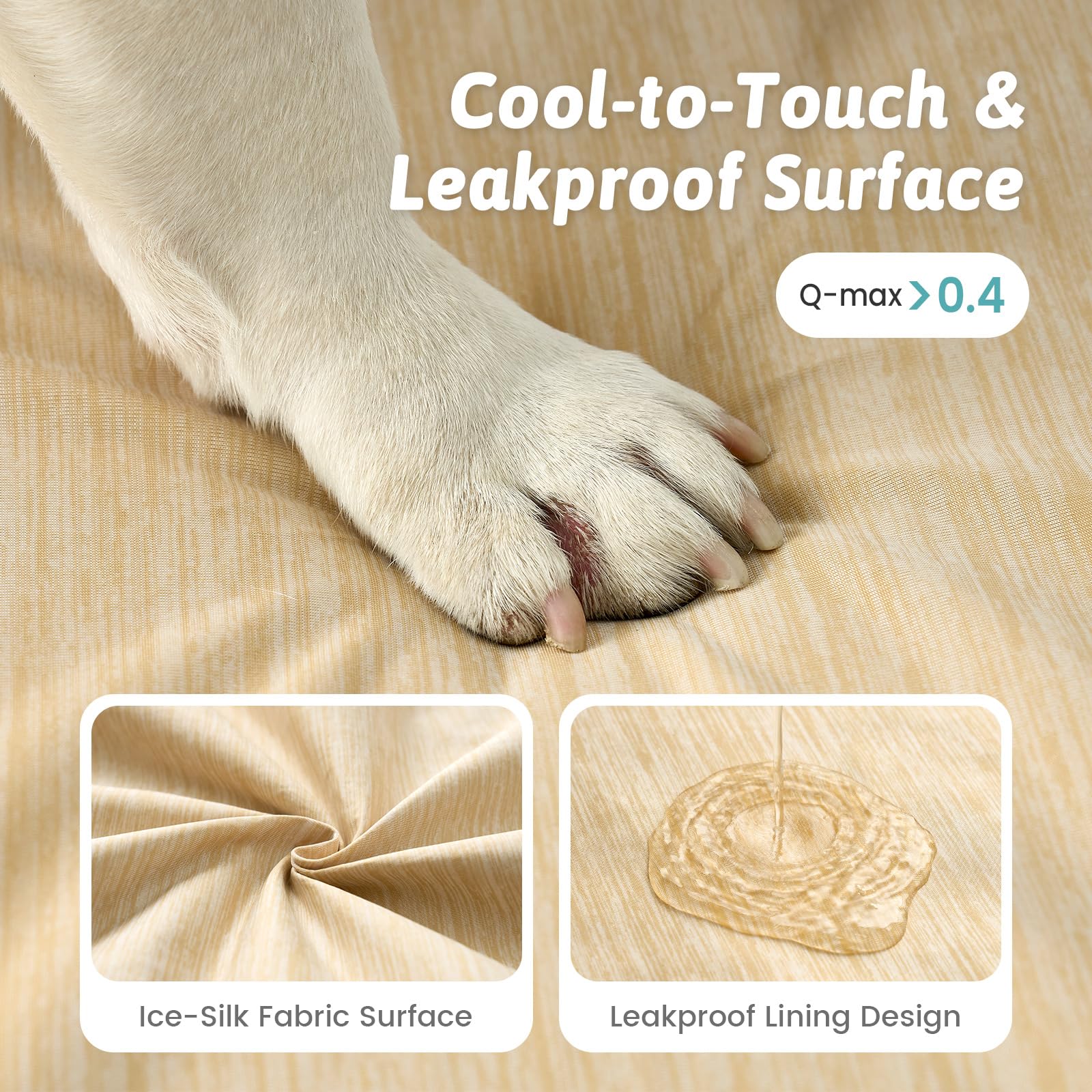 COZY KISS cama grande para perros, interior de espuma para descanso equilibrado.