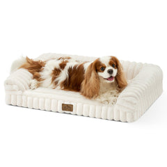 COZY KISS Cama para Perro Pequeño con espuma ortopédica ofrece apoyo para articulaciones.