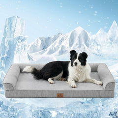COZY KISS cama para perro refrigerante: superficie fresca para días cálidos.