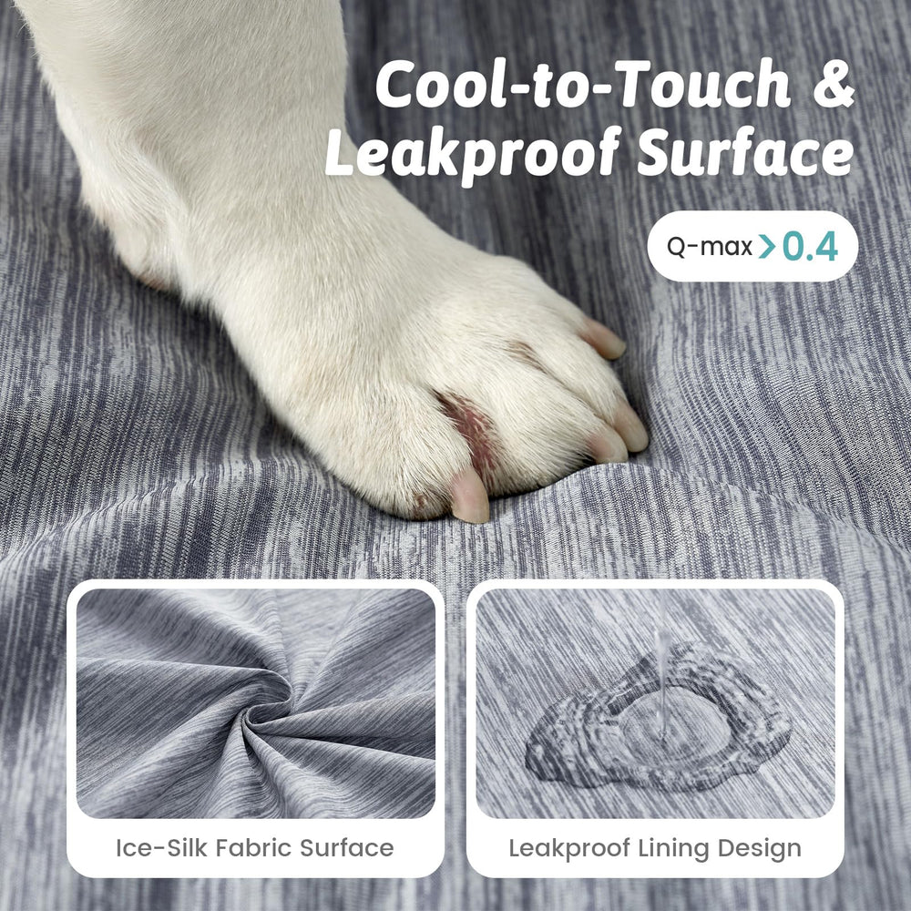 Detalle de tejido refrescante COZY KISS para comodidad del perro