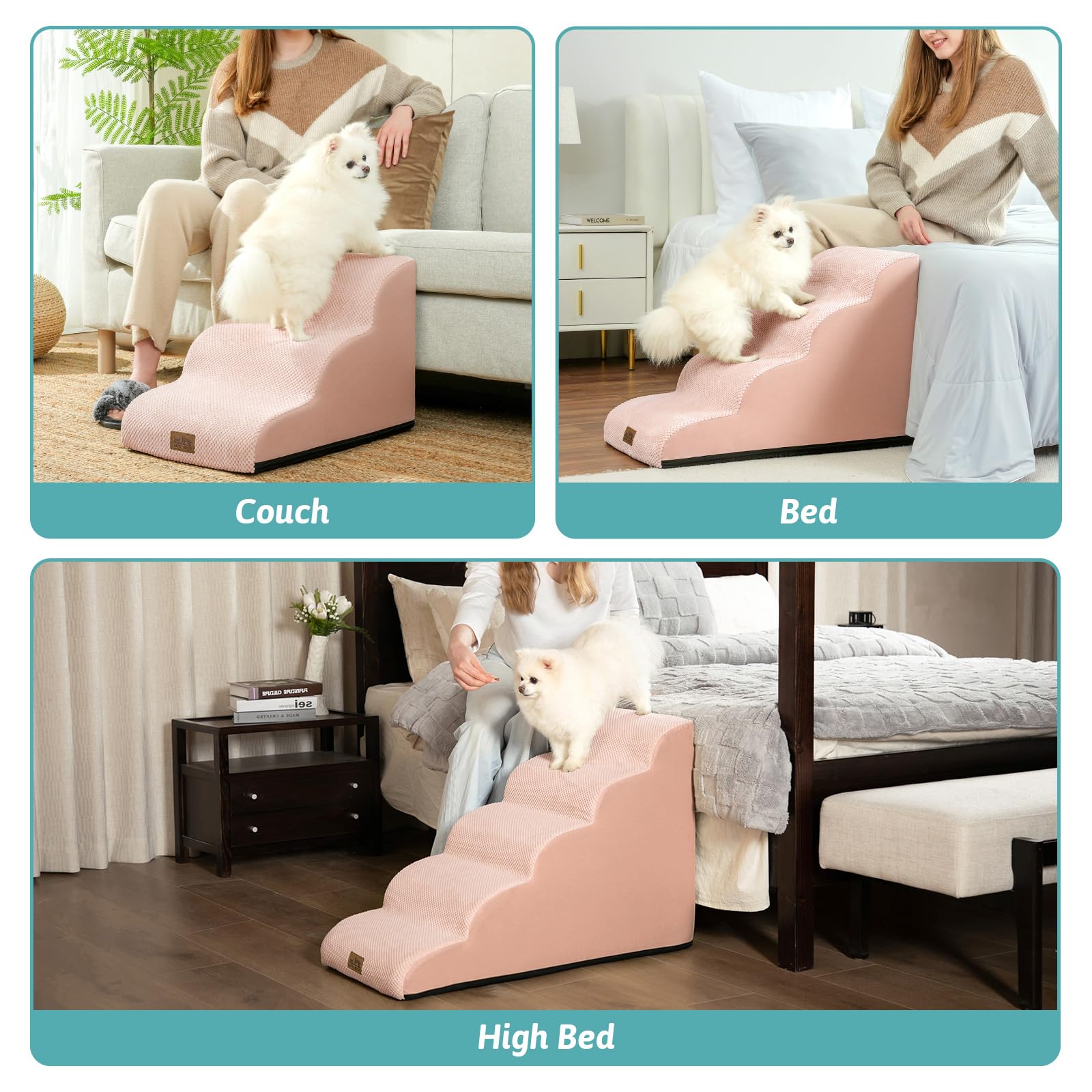 COZY KISS adaptable a sofás con tres niveles de altura para mayor versatilidad.