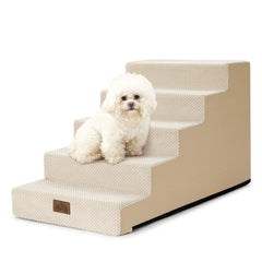 COZY KISS escalones para perros pequeños con inclinación suave para subir al sofá.