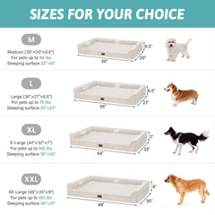 Sillón en U COZY KISS para perros, ofrece cabeza y cuello elevados para confort.