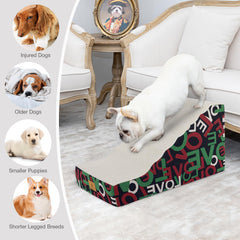 Cozy Tails rampa con funda lavable a máquina para limpieza rápida.