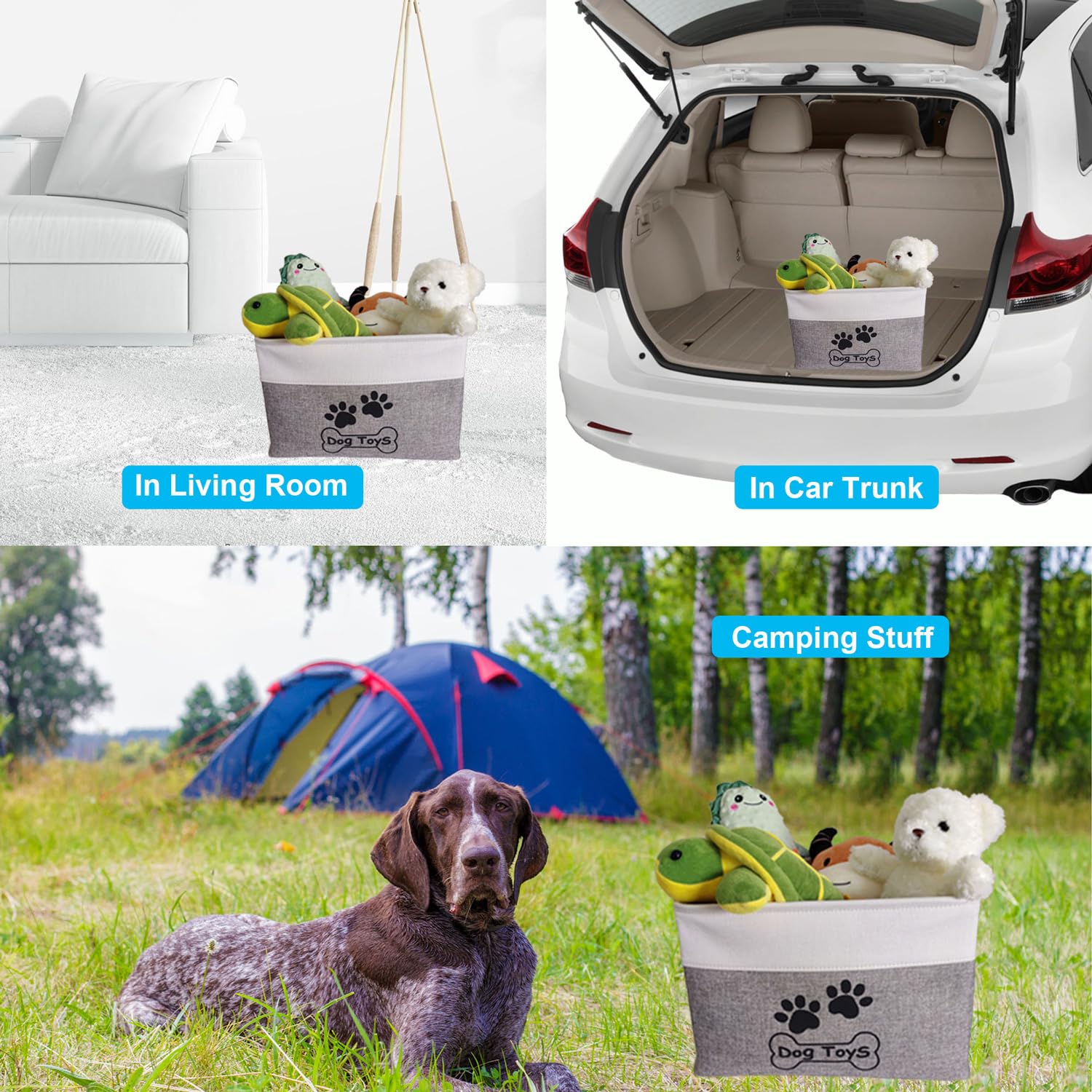 CPAKOWLGOO uso-multifuncional-para-mascotas, ideal para juguetes, mantas y accesorios