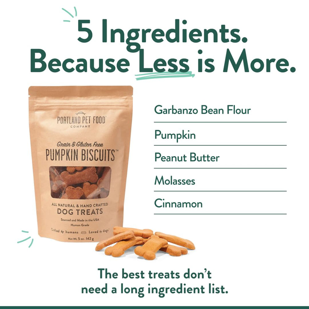 CRAFTED BY HUMANS galletas sin granos para perros amantes del sabor calabaza