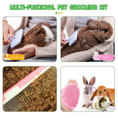 Crafterlife peine de dientes dobles de acero inoxidable para desenredar