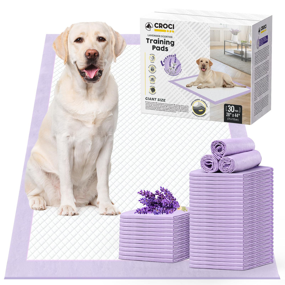 Croci almohadillas para perros extra grande 28x44in, tamaño ideal para entrenamiento interior.