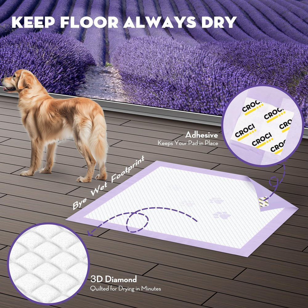 Croci almohadillas para perros extra grande 36x36, absorción máxima para interiores limpios.