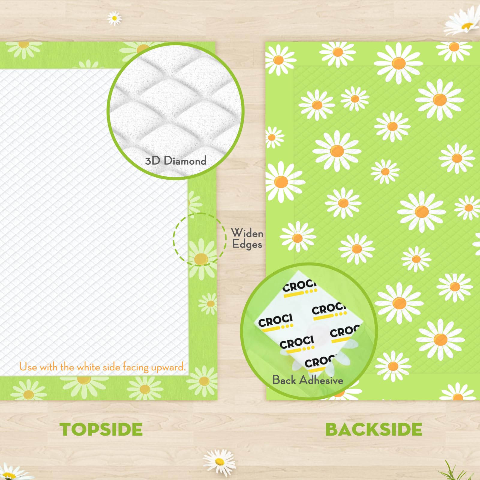 Croci Pee Pads de talla 28x34 para perros de todos los tamaños