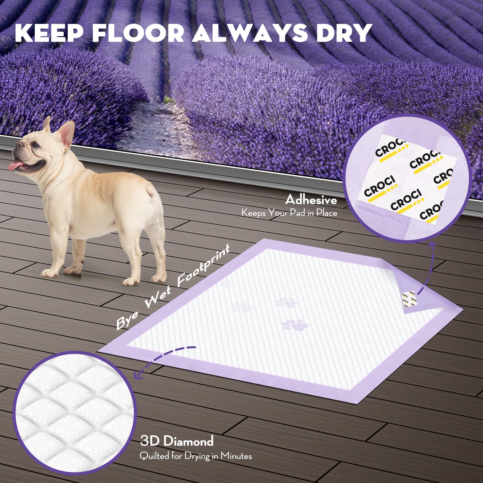 Croci ideal para entrenamiento de baño y protección de áreas del hogar