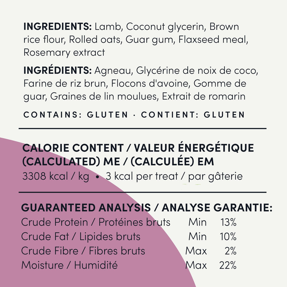 Crumps' Naturals Mini Entrenadores con proteína hipoalergénica para perros sensibles.