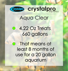 Crystalpro Aqua Clear, efecto agua clara para observación de peces.