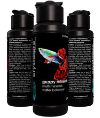 Tapa gota facilita dosificación precisa de Crystalpro Guppy Minerals.