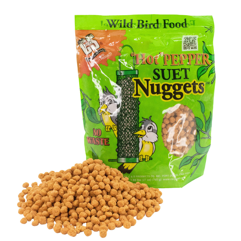 Textura suave de nuggets de C&S Hot Pepper Nuggets para aves.