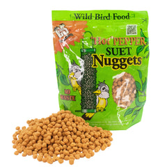 Textura suave de nuggets de C&S Hot Pepper Nuggets para aves.