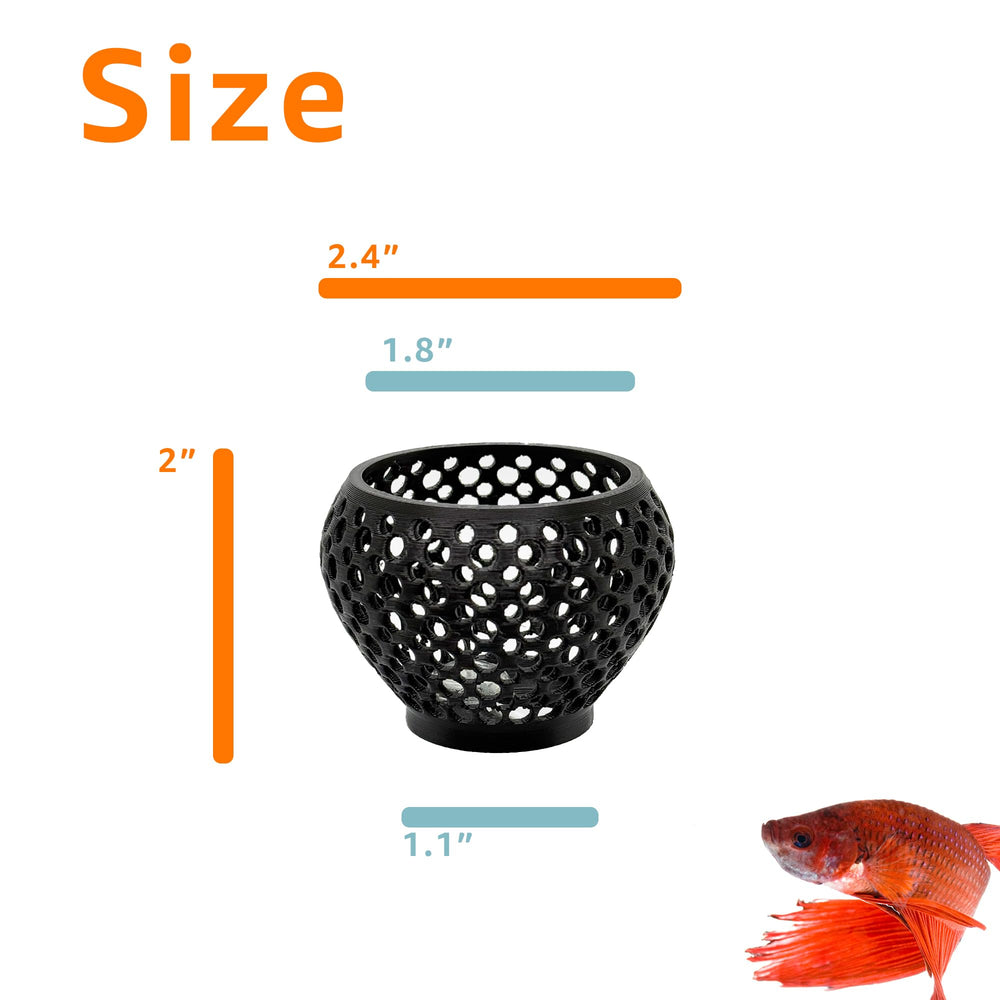 CTWPets Betta Bulb Hide 2.0, diseño verde natural para acuario plantado.