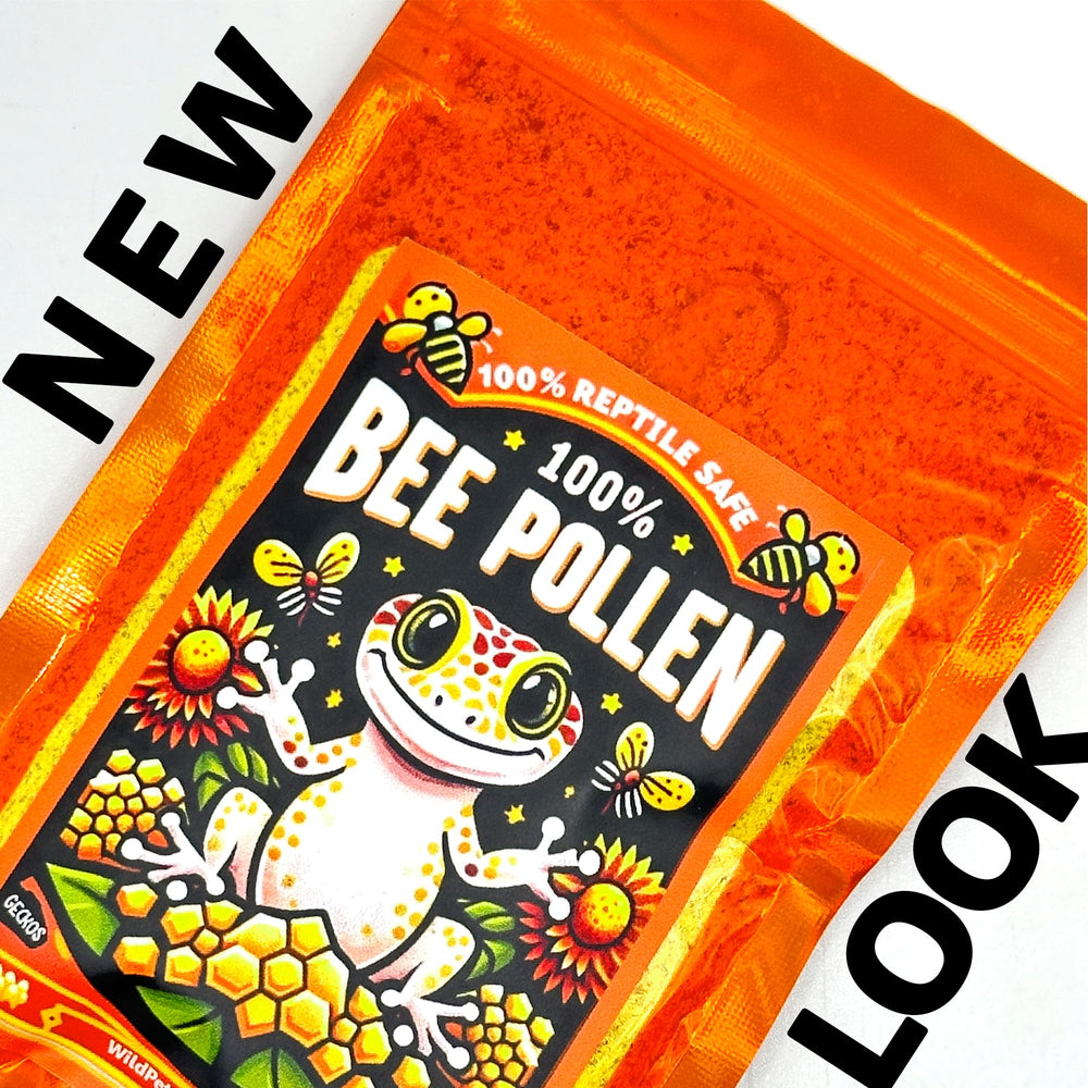 CTWPets polen de abeja como premio diario para reptiles.