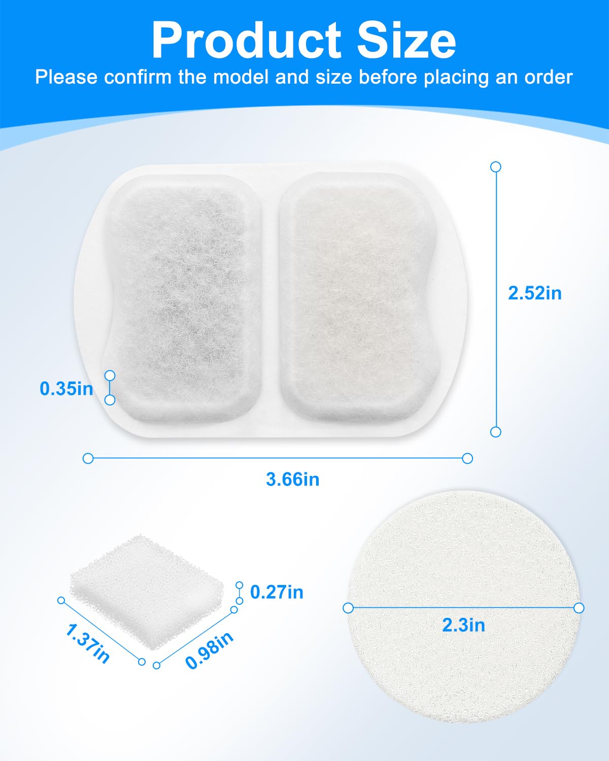 Filtración de 5 capas Cunina para agua de perros