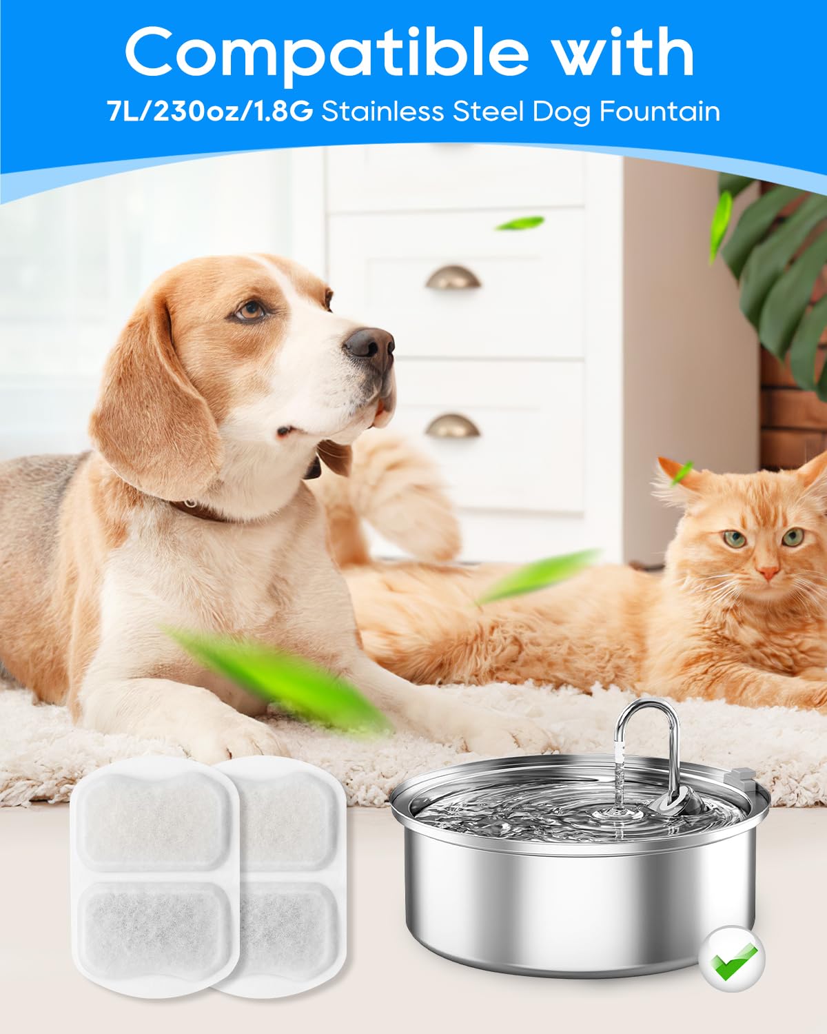 Pre-filtro Cunina para fuente de agua de perro