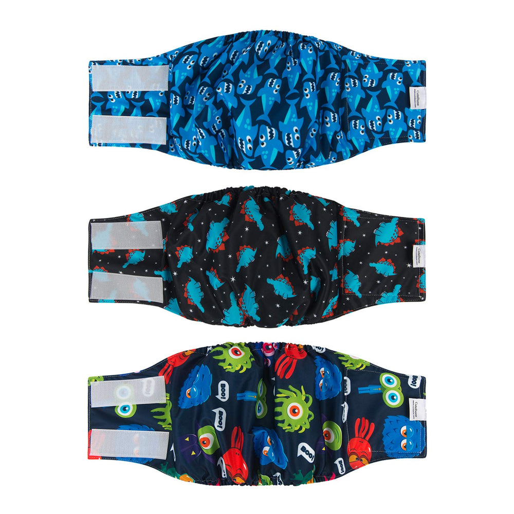 CuteBone banda-panza para perro macho con ajuste cómodo para paseos.