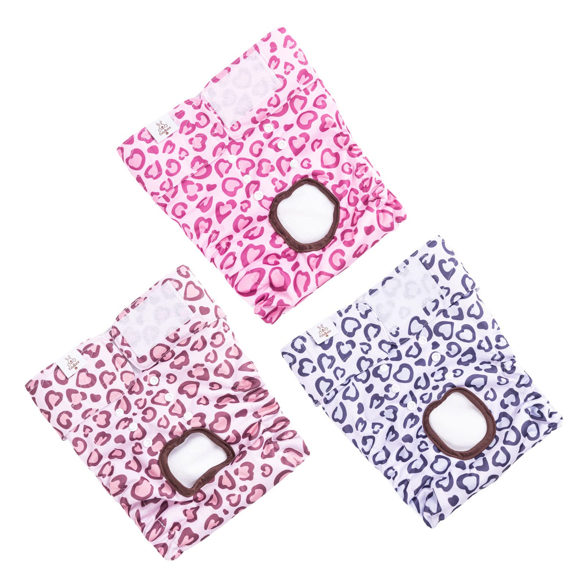 CuteBone pañales para perros femeninos con ajuste ajustable para mayor comodidad.