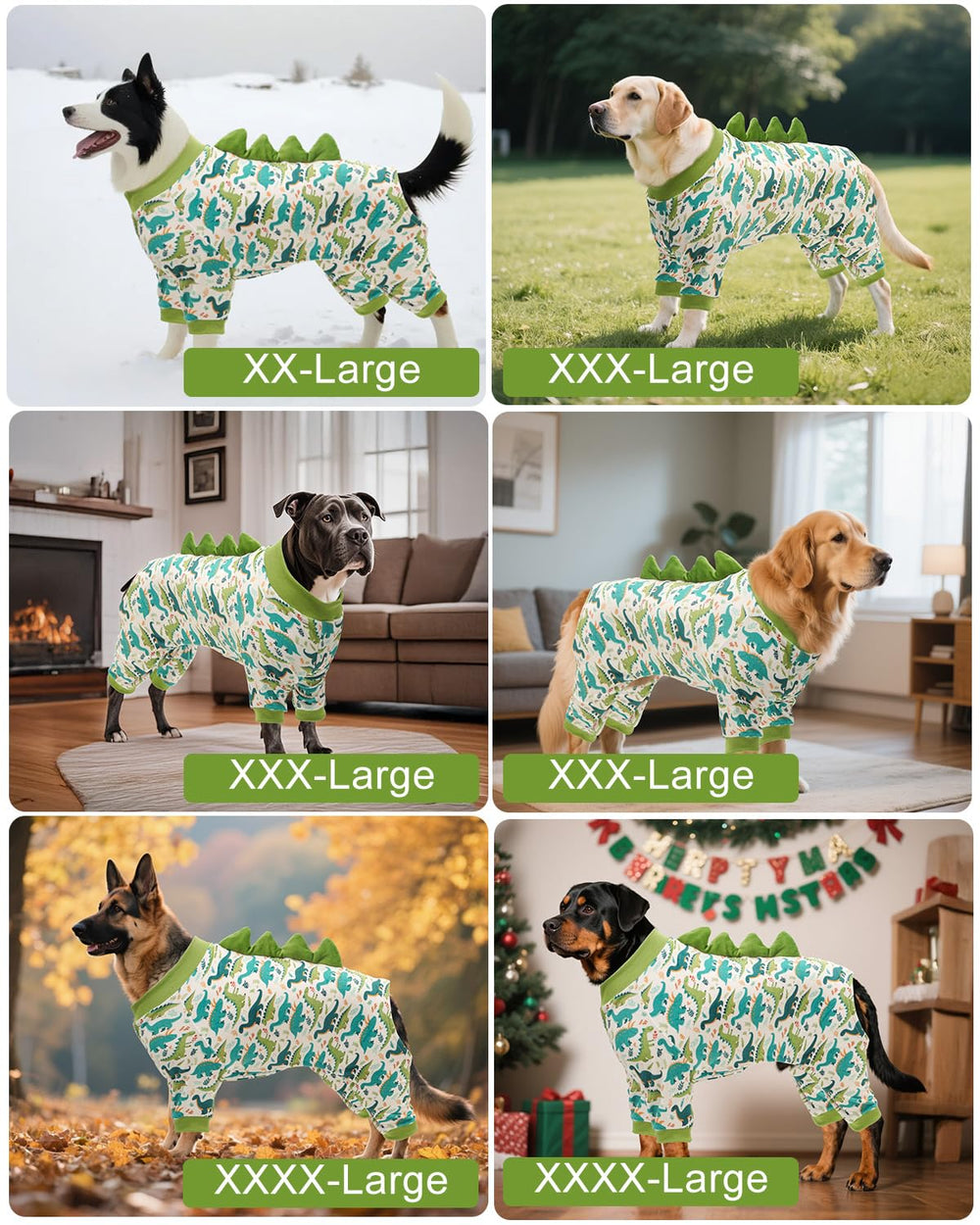 Pijama CuteBone para perro de talla mediana, ajuste cómodo y seguro.