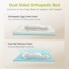 CWAWZ cama extragrande con forro terciopelo holandés para tacto suave y lujoso.