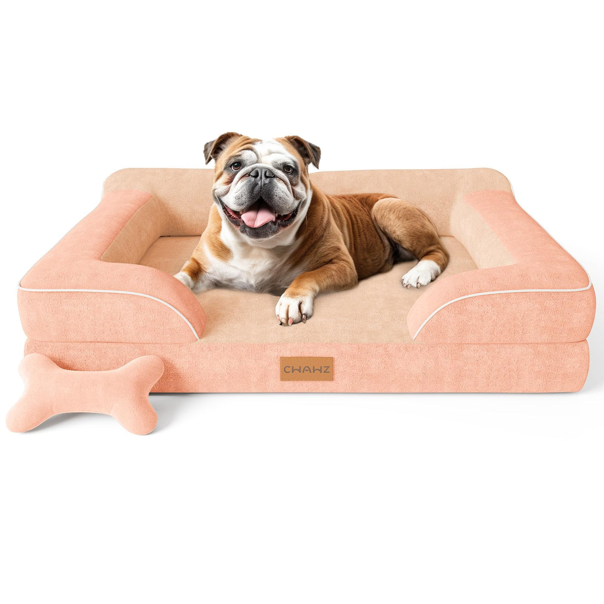 CWAWZ cama para perros grandes con espuma ortopédica ofrece soporte para articulaciones