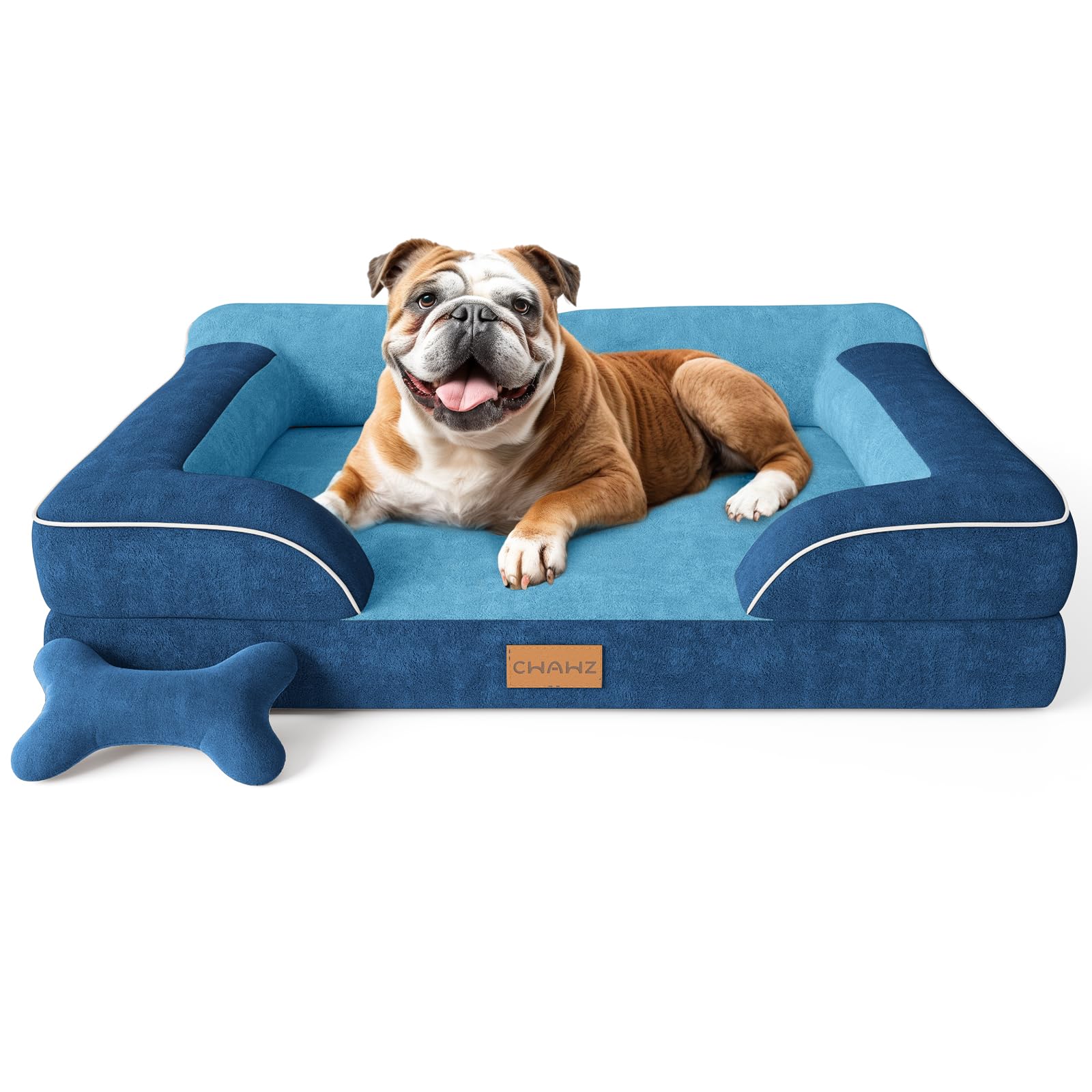 CWAWZ cama para perro grande con espuma ortopédica para articulaciones
