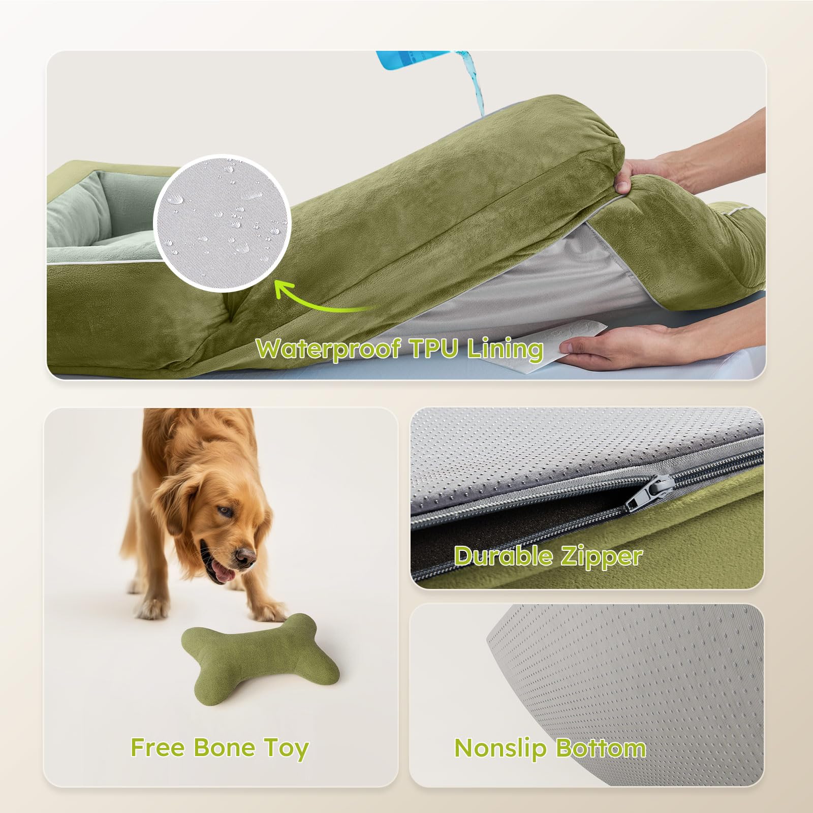CWAWZ juguete hueso incluido para entretenimiento del perro.