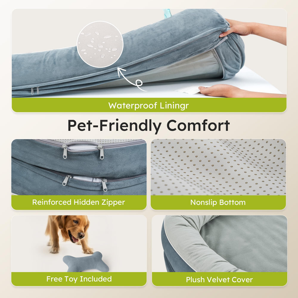 Cama CWAWZ con forro TPU impermeable para fácil limpieza