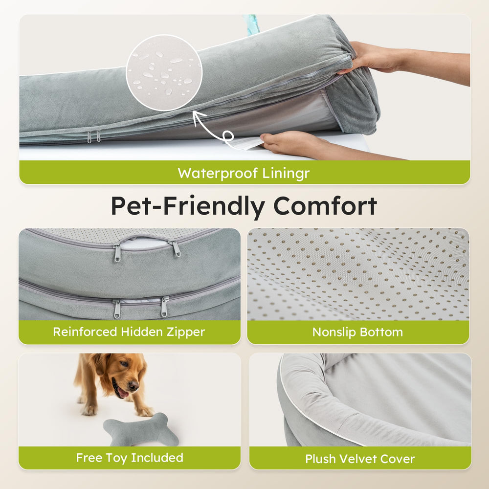 CWAWZ Cama con base antideslizante que mantiene la cama estable.