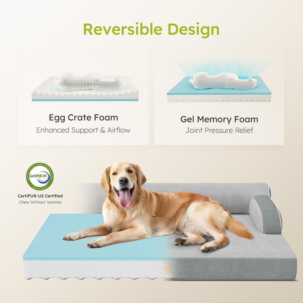 CWAWZ funda impermeable para cama de perro, fácil limpieza