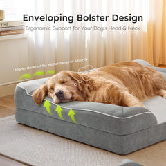 Cama CWAWZ Jumbo con funda lavable a máquina.