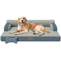 CWAWZ XL cama perro ortopédica con soporte cómodo para articulaciones.