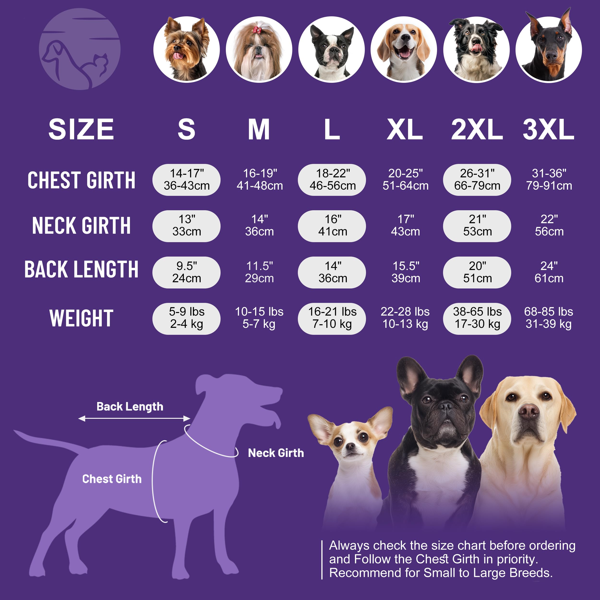 Chaqueta reversible para perro de cyeollo con dos caras para estilo y confort.