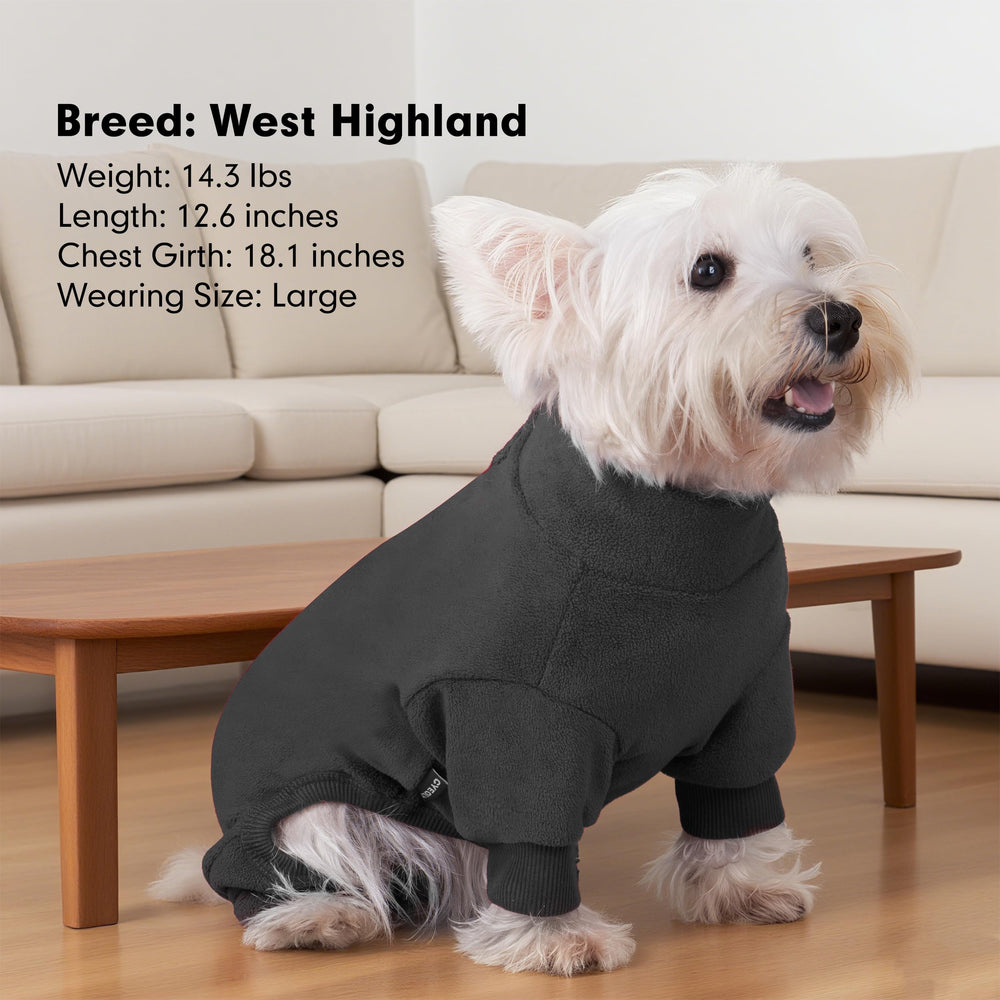 Pijama cyeollo para perro grande, cobertura de cuatro patas: ideal para dormir.