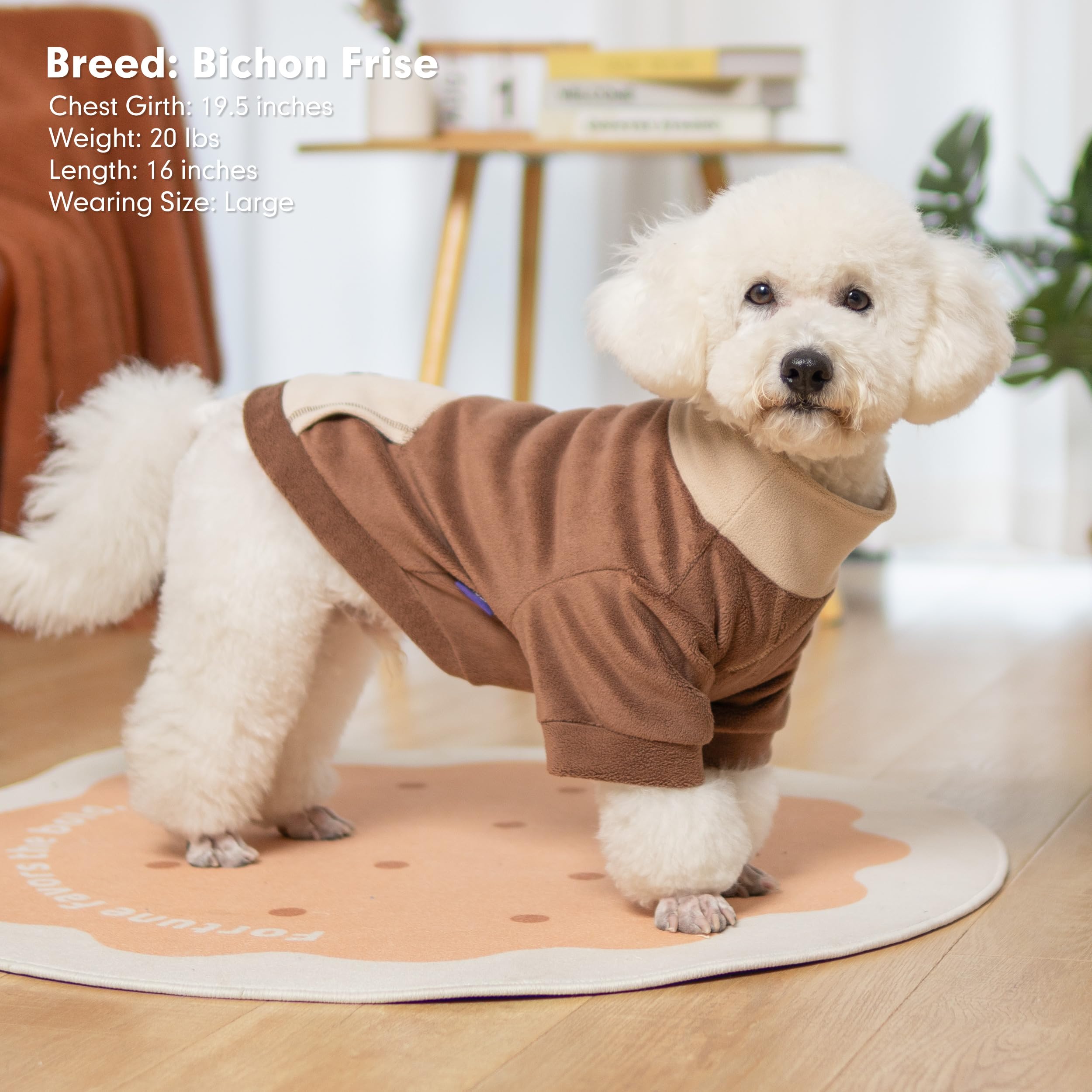 cyeollo sudadera perro 3xl: ajuste cómodo para razas grandes