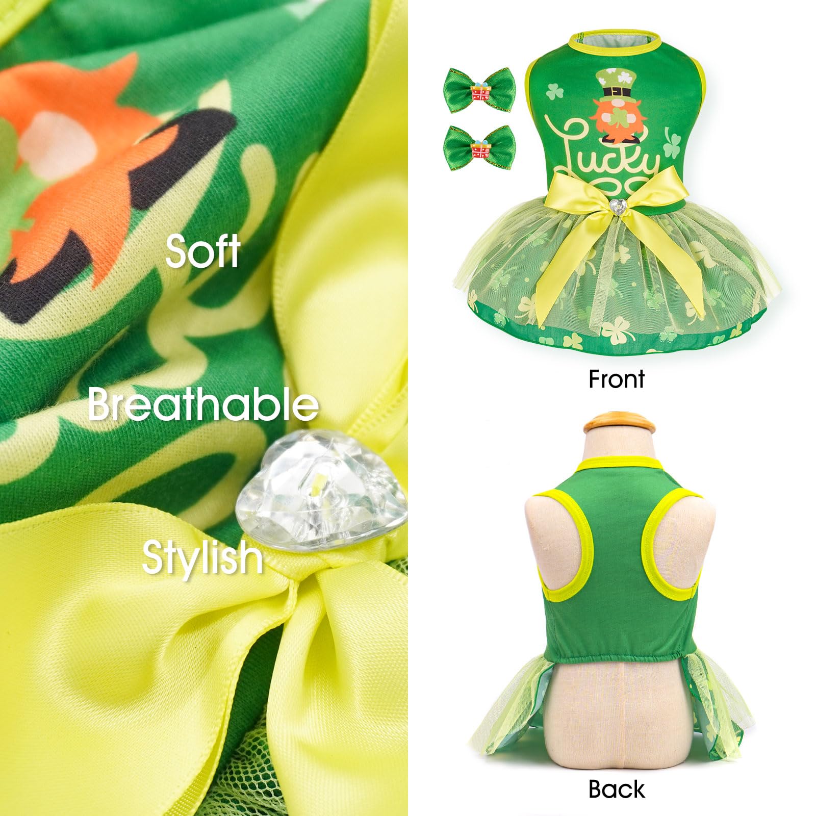 Vestido cyeollo lavable a máquina en frío, mantenimiento sencillo.