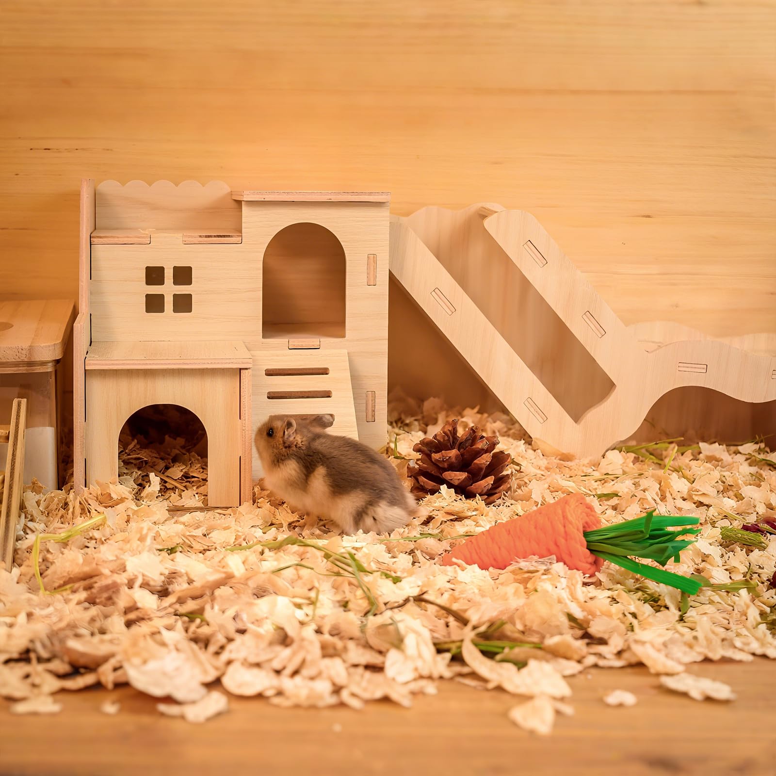 Cyirexylcc madera-natural-hamster: madera natural y recubrimiento seguro.