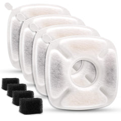 Cylomert filtros de fuente para mascotas con carbón activado, agua más limpia para perros y gatos.