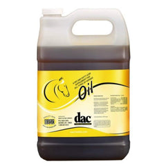 dac oil botella 1 galón para aportar calorías y cuidar la piel del caballo.