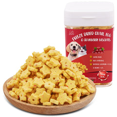 Golosina Dancing Tail: cubo de yema de codorniz y arándano para premiar.