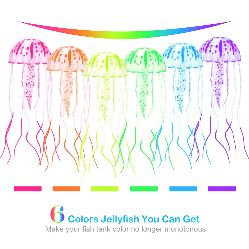 DaToo medusas-rosas-luminosas para acuario, diseño atractivo.