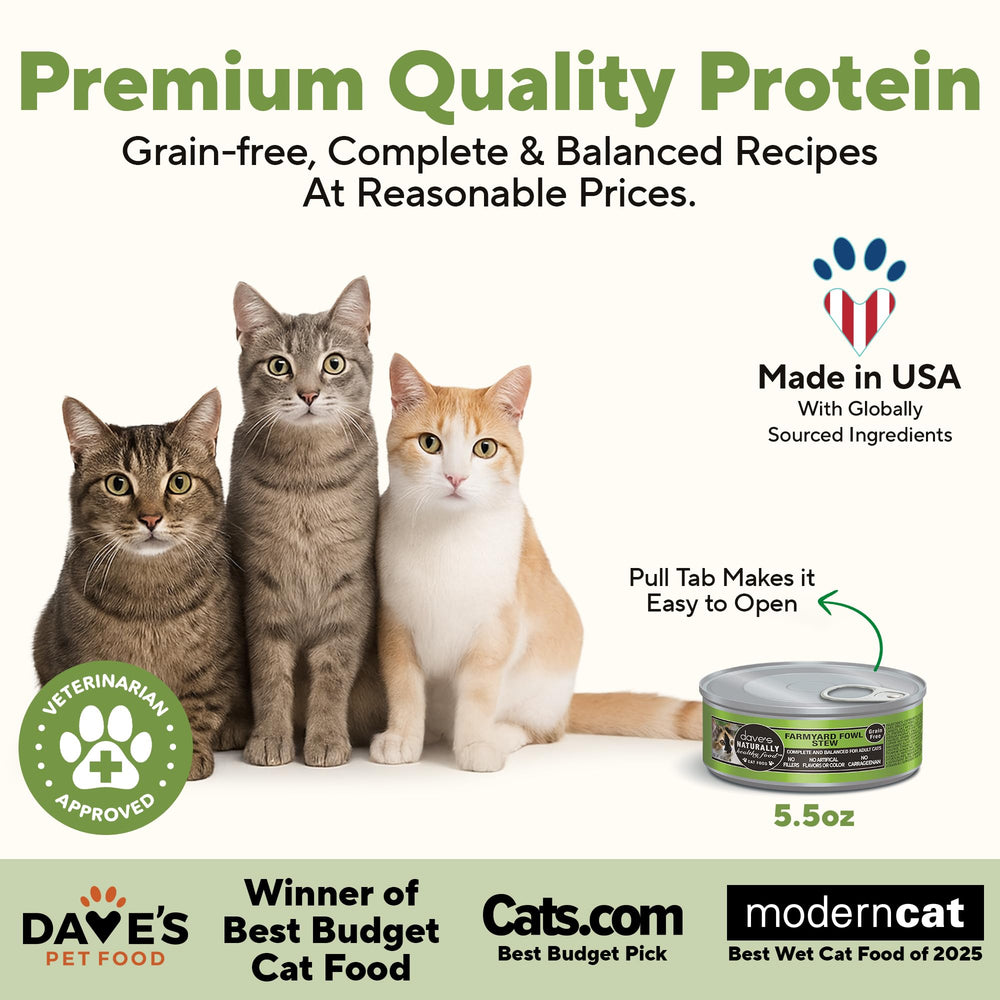 Dave's Pet Food: envase de 24 latas, opción práctica para alimentar a diario.
